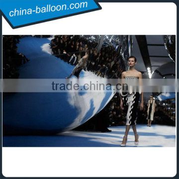 2m inflatable mirror ball stage decoration balloon for fashion show