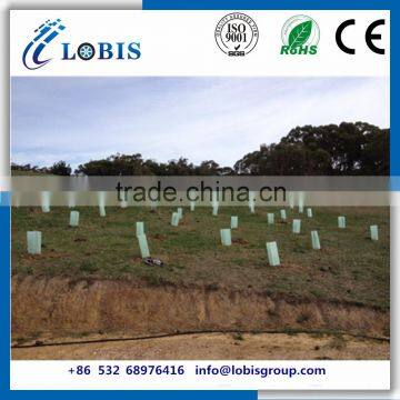 Light green corflute plant guard/vine wrap/tree guard/tree protector/shelter