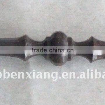 ornamental wrought iron forged steel pickets bar used on fence,stailing,guardrail,gate