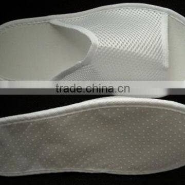 2016 cheap white nylon mesh slippers for swim pool