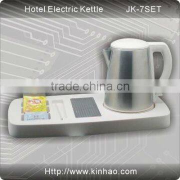 JK-7SET Stainless Steel Electric Kettle with Tray