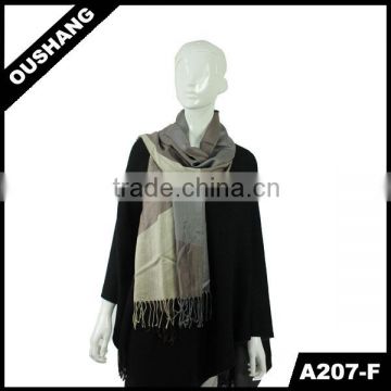 A207-F Plaid Scarves Yarn Factory Direct