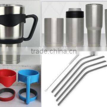 Stainless Steel Vacuum Isulated Tumbler with Lid and Straw