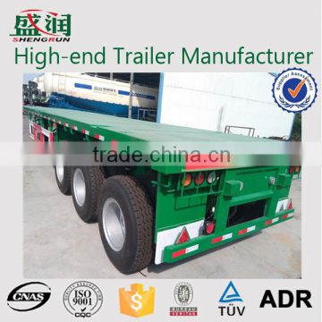 tri axle 50 Tons flatbed heavy duty semi trailers for sale