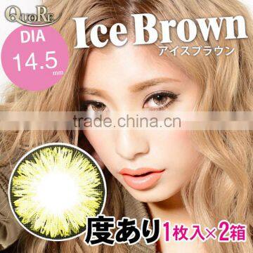 korea Ice brown lens LUNA Crystal big eye color contact lens