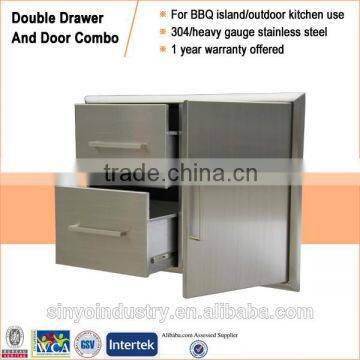 Combo Unit Single Door Two Drawer 30"