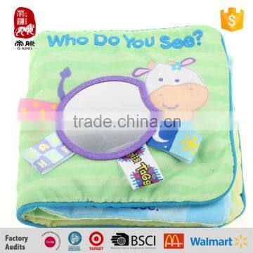 2016 Educational OEM Baby Kid Infant Play Cloth Book With Animals photo-2