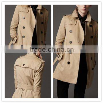 Custom made men Trench coat Tailored Overcoat