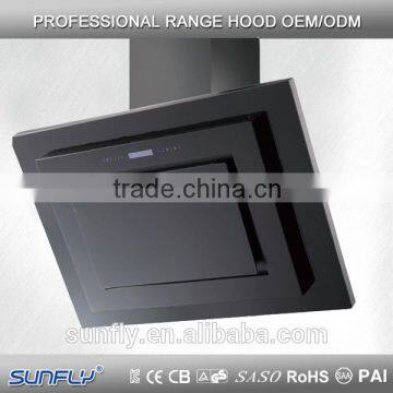 Side-draft commercial kitchen hood