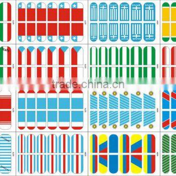 2014 Brazil World Cup Products nail stickers nail warps for nail art from 2014 yiwu china