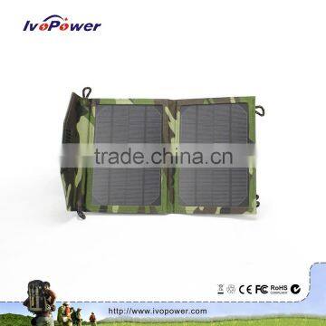Latest Style Solar Power Bank Charger With Restart Function, High Efficiency Foldable Solar Panel Charger photo-3