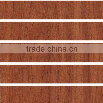 cherry melamine mdf slatwall panel with aluminum insert