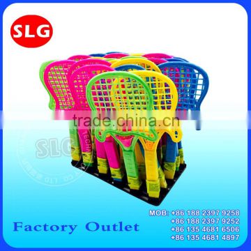 plastic tennis racket toys candy for child