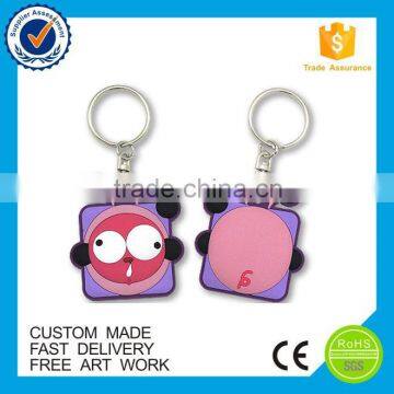 Promotion custom cheap pvc cartoon keychain supplier