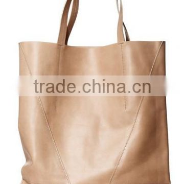 Genuine nappa leather tote bag