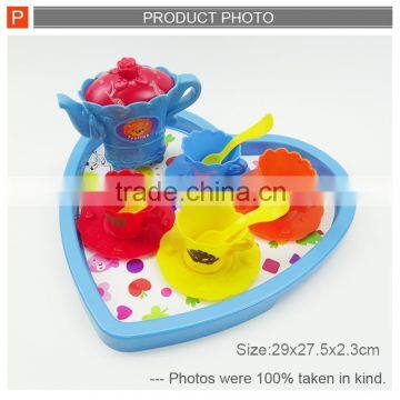 Bright Color Plastic Kitchen Toys Tea Set photo-4