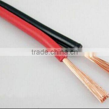 Pure copper Red and black 22AWG flat PVC cable