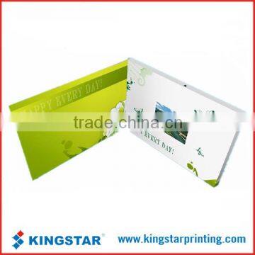 promotion 5.0 inch video greeting card