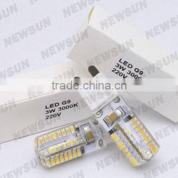 G9 Led Bulb Lamp 220V 3W LED Spotlight 3014 SMD White LED Corn Bulb Light Warm White g9 Led Crystal Chandelier Light photo-2