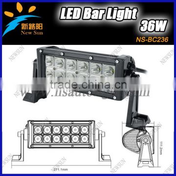 Waterproof Offroad Vehicles LED Lighting Spot Flood Beam 36W Led Light Bar