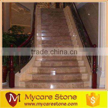 Chinese house marble risers stairs ,stair treads/staircase