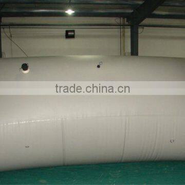 collapsible plastic water bladder used for irrigation