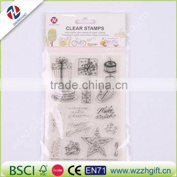 scrapbooking clear stamps/kids transparent stamp set