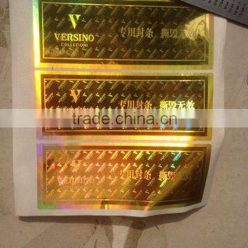 factory OEM customized hologram adhesive stickers