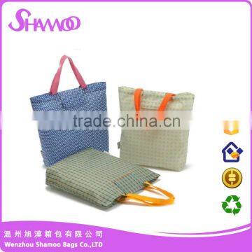 fashion style 210D polyester reusable shopping bag