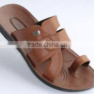 shalong brand pu injection men sandals slippers for wholesale