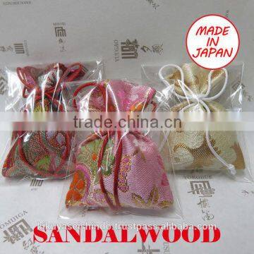 WHOLESALE SET, Kikuya Natural Scented Sachet, sandalwood fragrances for home bag, japanese fragrance sachet, made in Japan