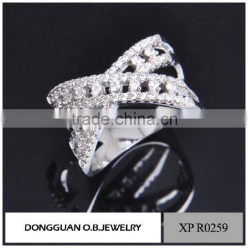 2016 high quality fashion saudi arabia white gold wedding ring price /handmade ring design