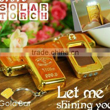 Gold bar Solar Torch / Torch gifts