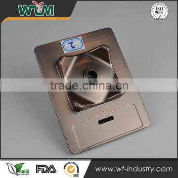 Aluminum Gravity Die Casting for Electroplate Coffee Machine Base photo-3