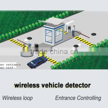 wireless vehicle counting system in access control exit and entrance