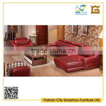 Cheap Sofa Furniture Made of Wood&Leather Durable