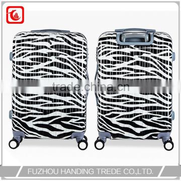 animal print travelers choice metal frame luggage