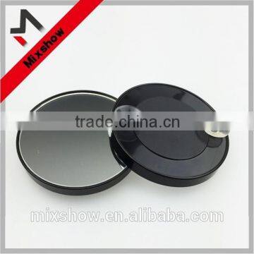 Plastic round 10x magnification makeup mirror