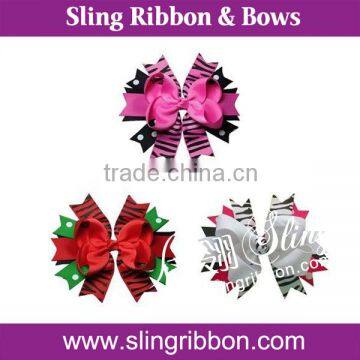 Low MOQ Factory Price Korean Alligator Clips Hair Bow