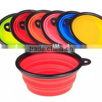 High quality silicone dog bowl/folding pet bowl