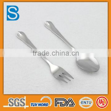 15cm salad spoon and fork