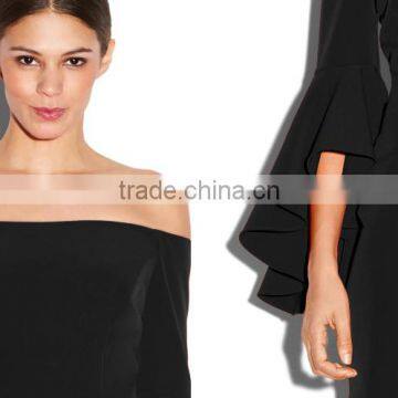 Half Sleeve Plain Colour Cotton Fit Plus Size Women's Dresses photo-6