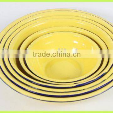 Wholesale Cheap bulk Enamel dinner basin/soup basin