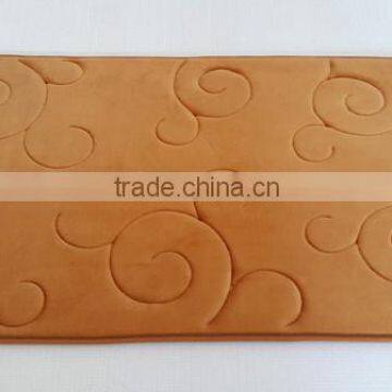 Lz-302.1 2014 100% Polyester Latest New Anti-slip Memory Form Bath Mat