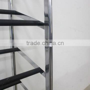 China Factory Chrome Finish Floating 10 Tiers Shoe Display Rack/Tower photo-3