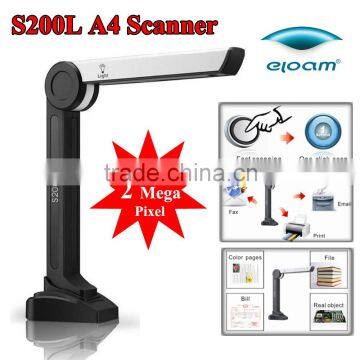 High Speed A3 A4 Office Bank Document Photo ID Card Cam Scanner Visualizer S200L