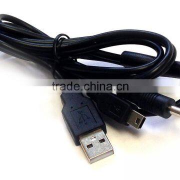 1.2m Dual 2 in 1 Charge & Data USB Cable For SONY PSP 1000 2000 3000 / PS3 Controller Usb Cable photo-3