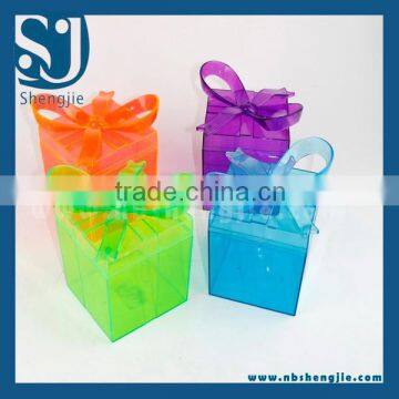 Trade assurance New unique soft Colorful plastic gift box