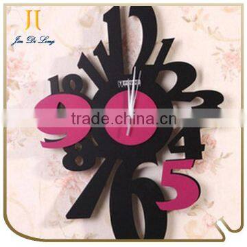 Wholesale Cheap Promotional Quartz Metal Wall Clock With Logo Imprinted