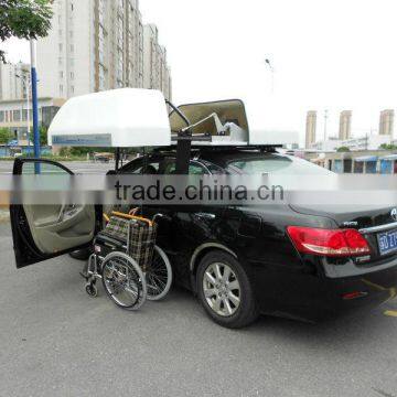 Wheelchair Topper and Auto Roof Box for car to stow wheelchair